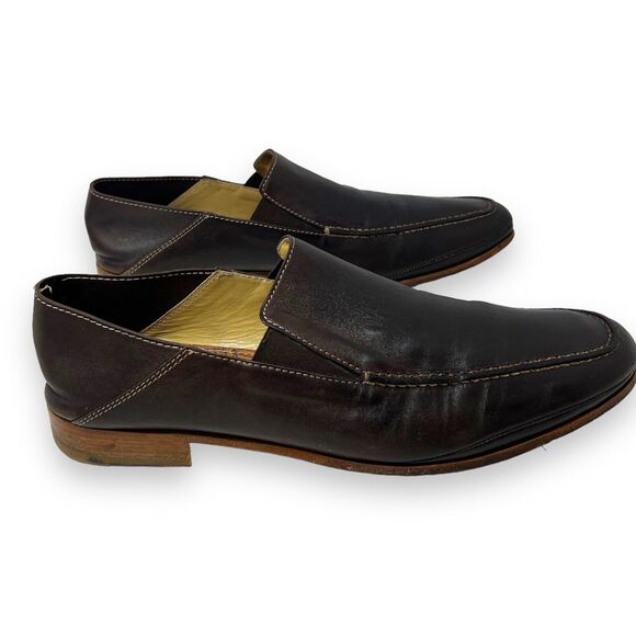 Gordon Rush Men\'s Brown Leather Slip-on Loafers Size US 12 main image 8